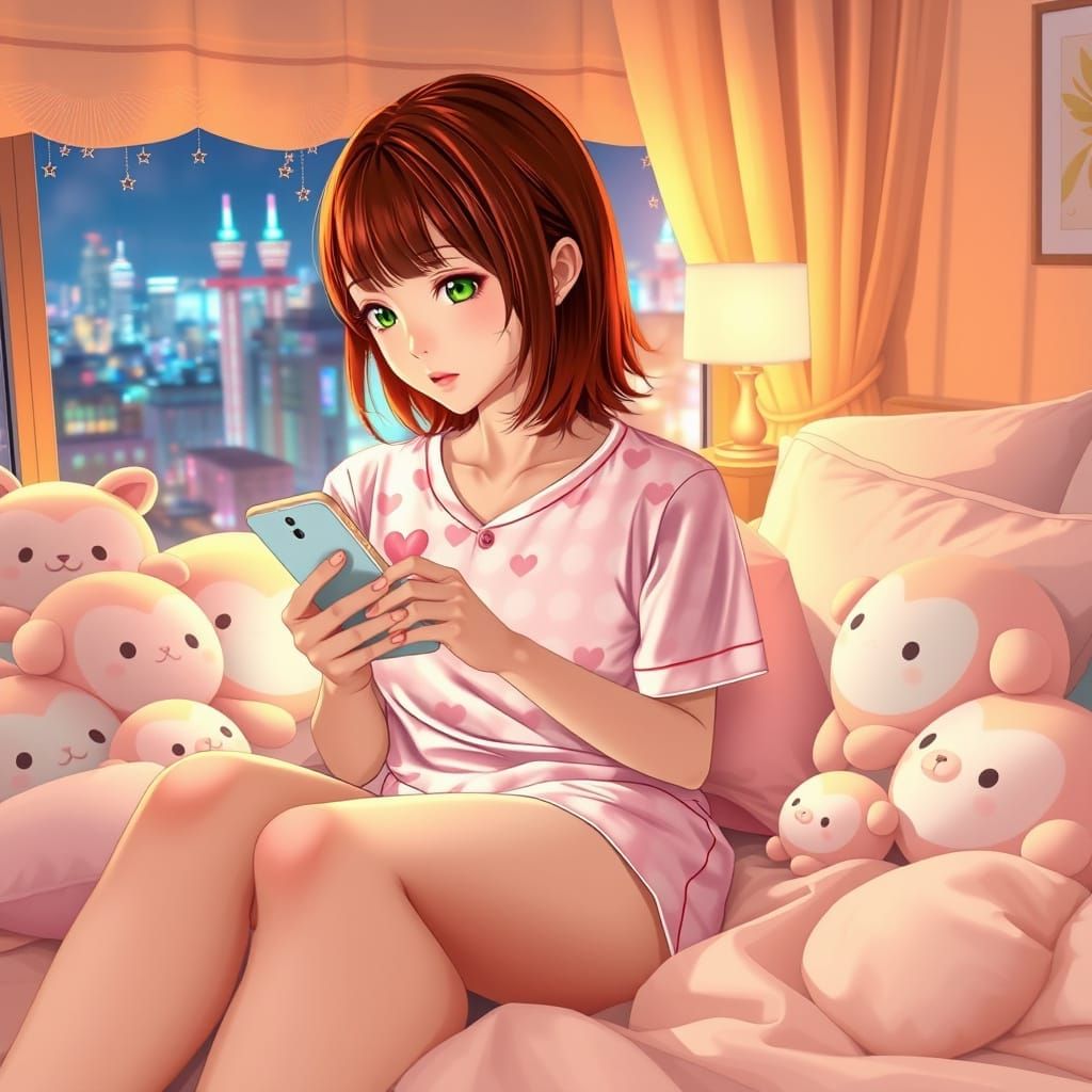 Sweet Dreams in Shibuya: A Romantic Tokyo Nighttime Scene