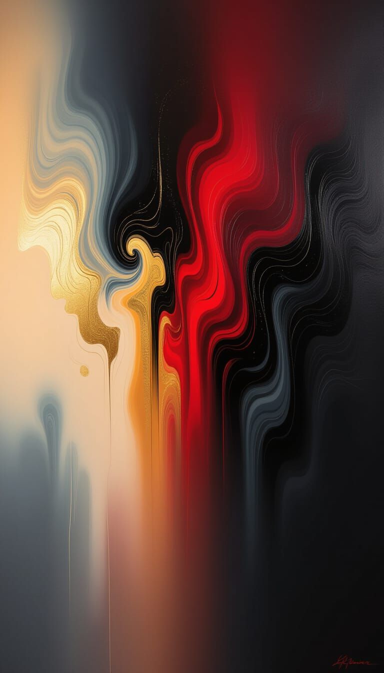 Cosmic Abstract Expressionism: Oil and Light in Space