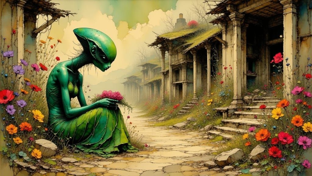 Stranded in pre-history.