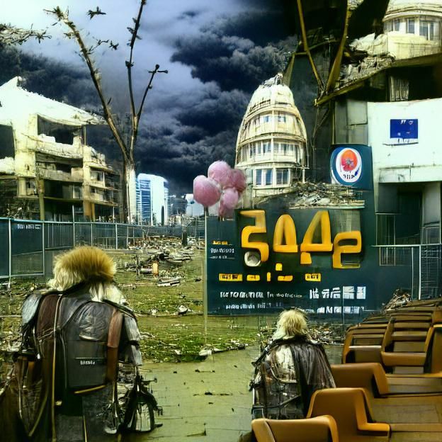 Apocalyptic Landscape 514 Days After Disaster
