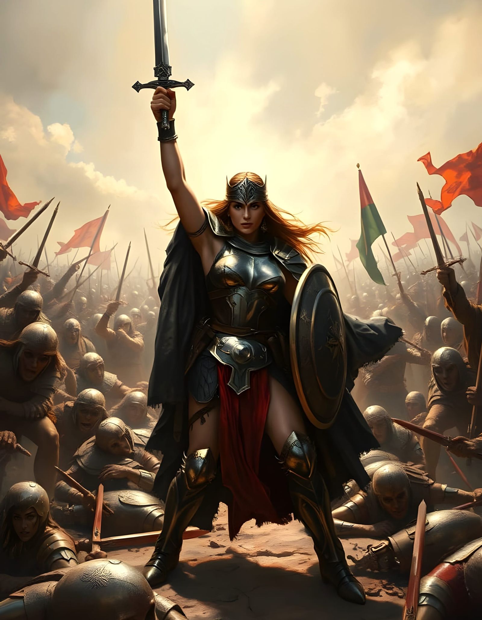 Warrior Princess Leads Charge to Victory