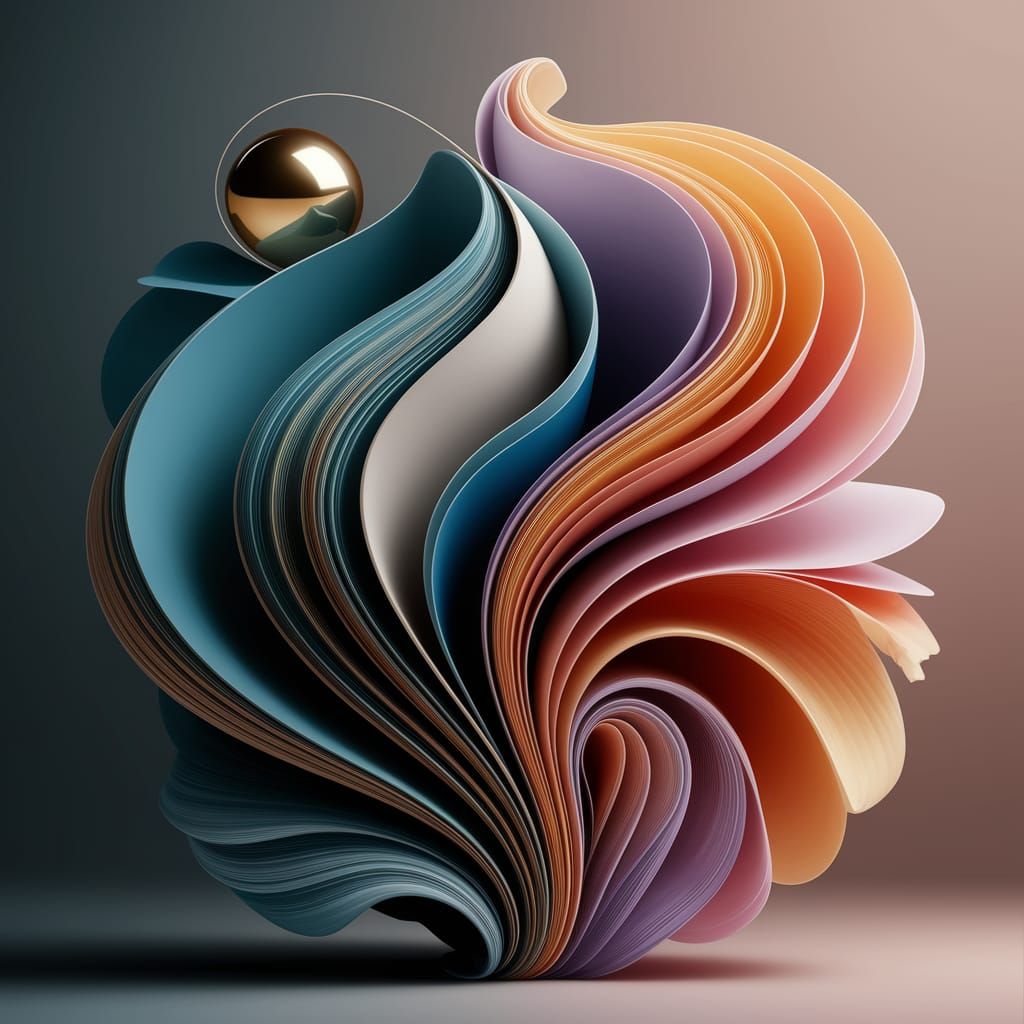 Meditative Abstract Forms Connect to Nature