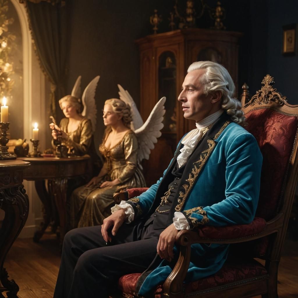 Swedenborg Sees Angels in His Home, 1760