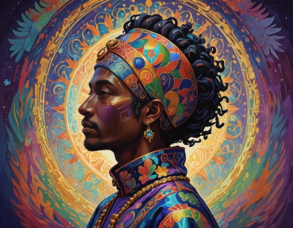 Exobiotic Representative in Fauvist Style Regalia