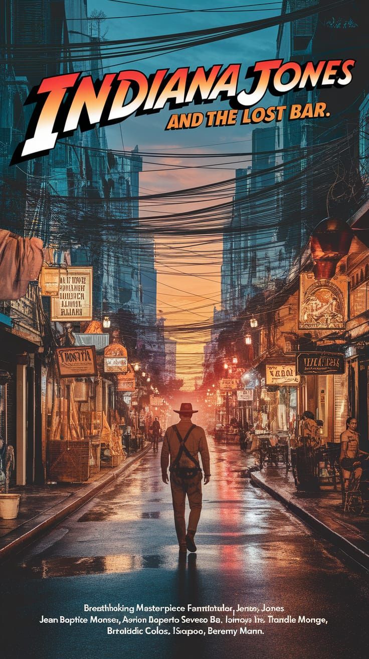 Indiana Jones and the Lost Bar Movie Poster