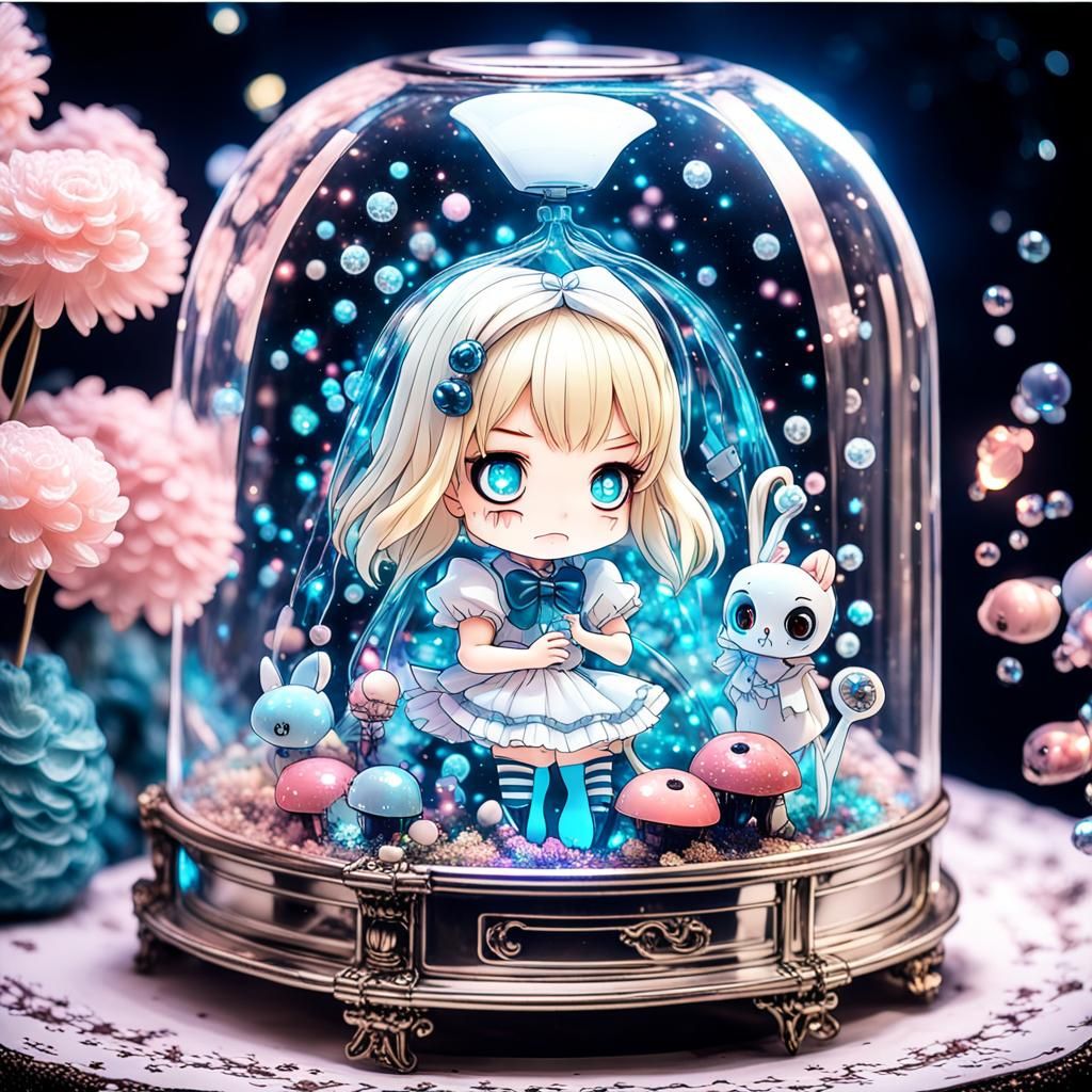 Chibi Alice in Wonderland Dreamcore Figure