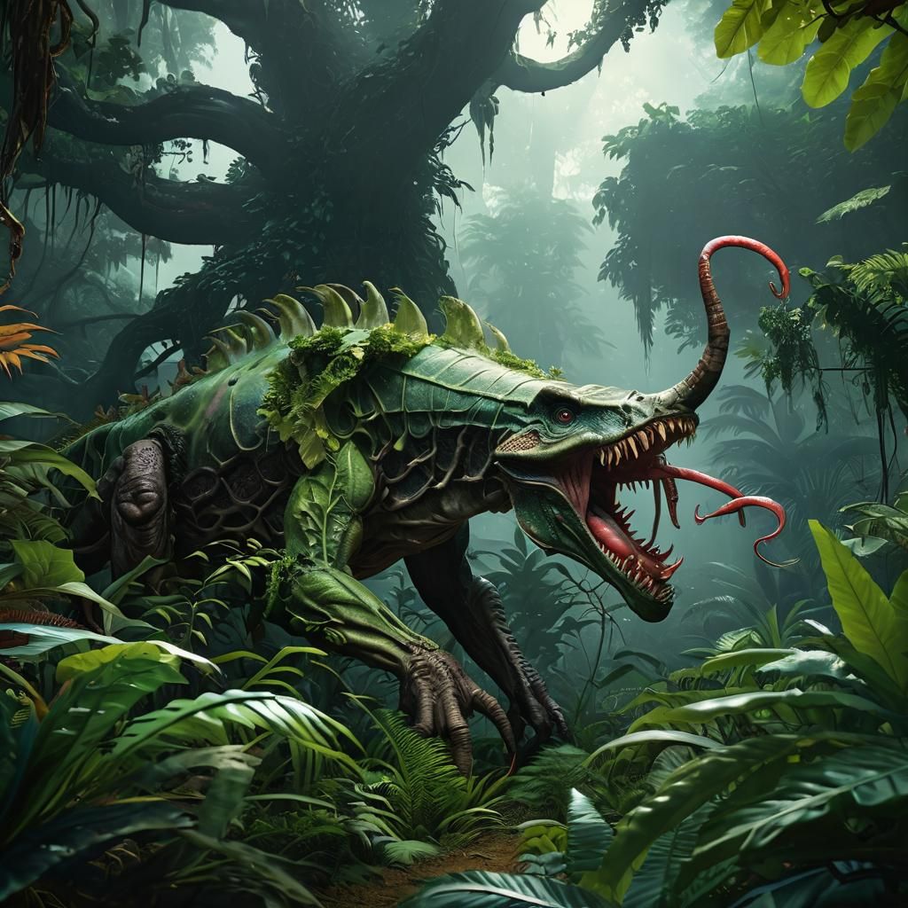 Monster on the junglemoon Pycator B.