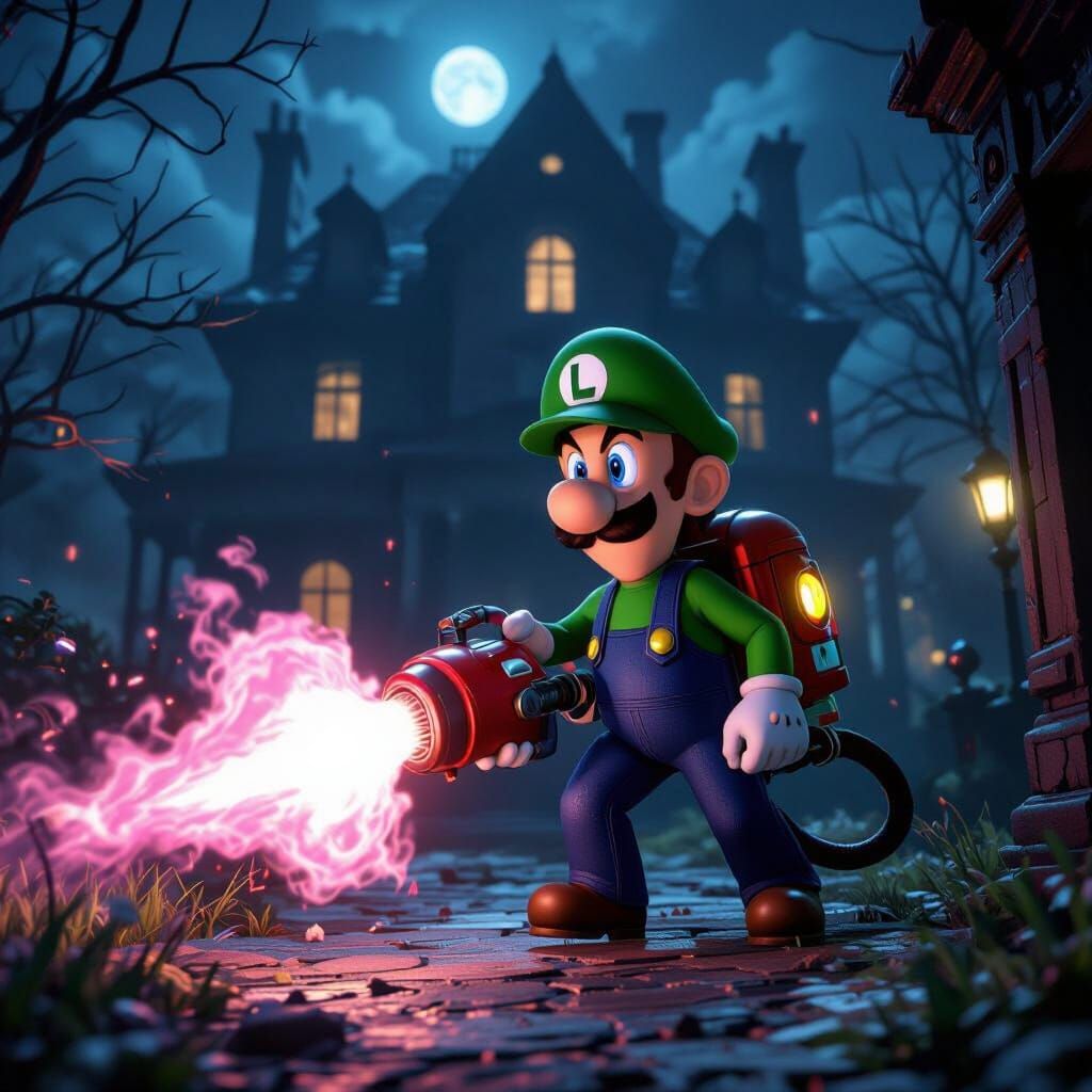 Luigi's Spooky Mansion Adventure: Haunting Realism