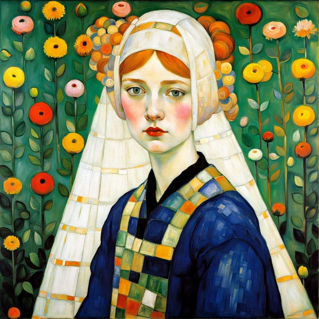 Abstract Composition in the Style of Klee