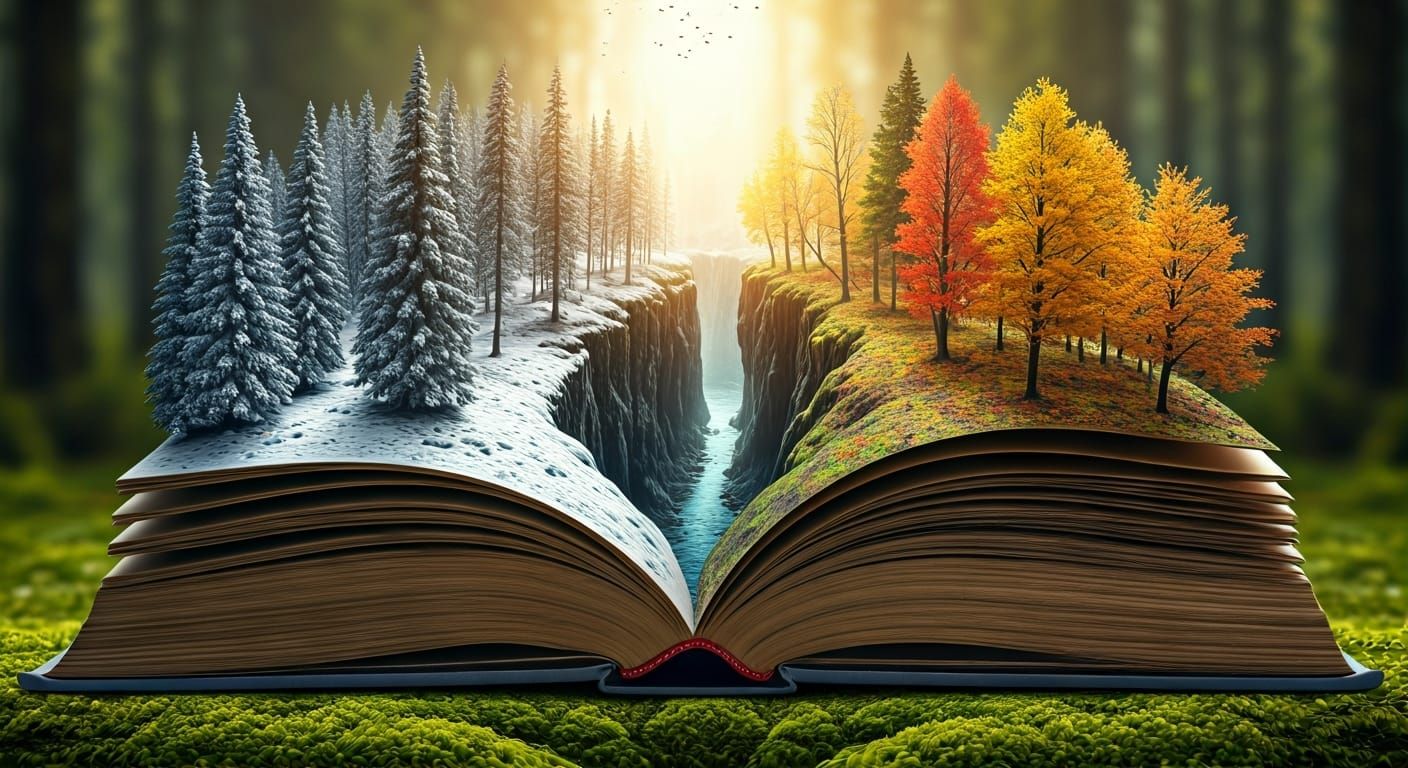 A book about fall and winter