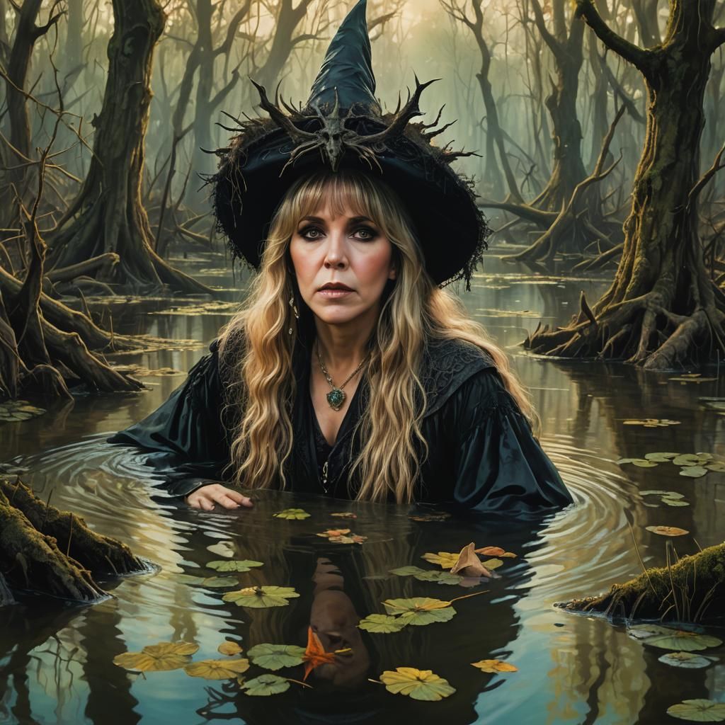 Stevie Nicks Leads Witch Coven in Swamp