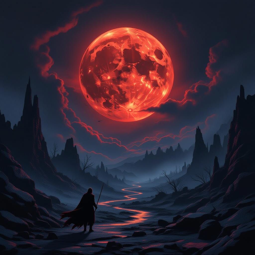 Hellscape Under Blood Moon