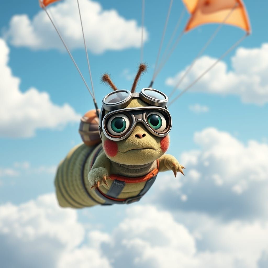Skydiving Caterpillar Skylar