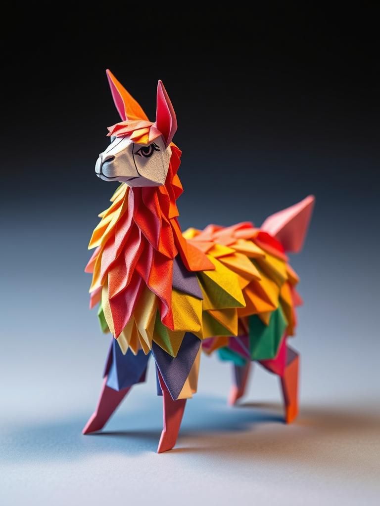 Origami Alpaca  (2)