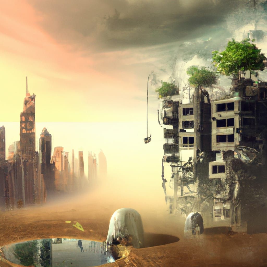 Utopia Meets Dystopia: A Conceptual Artwork