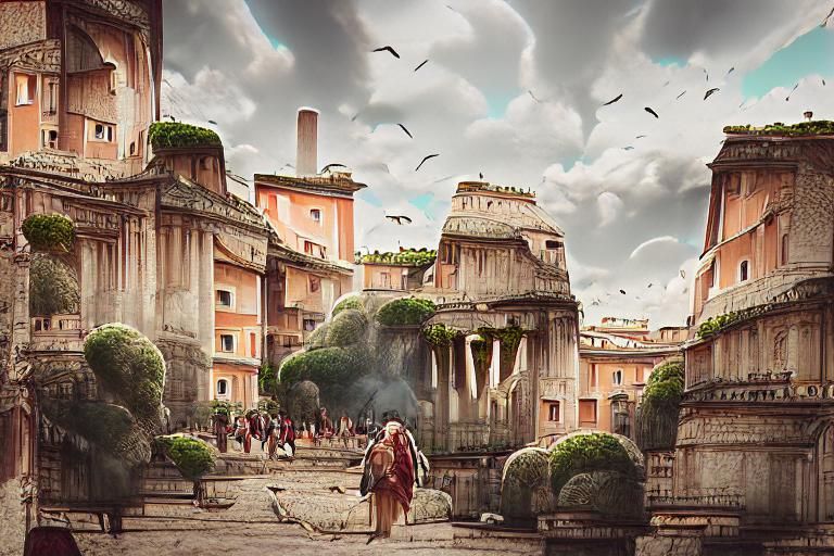 Ancient Rome City in High Definition