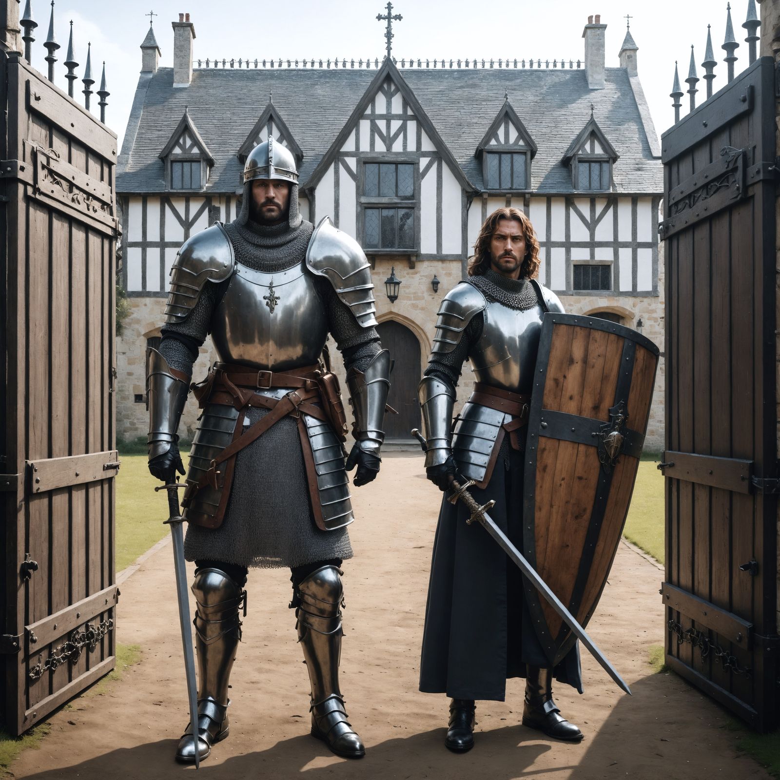 Guards at the Gate: Armored Vigilance in Hyper-Realism