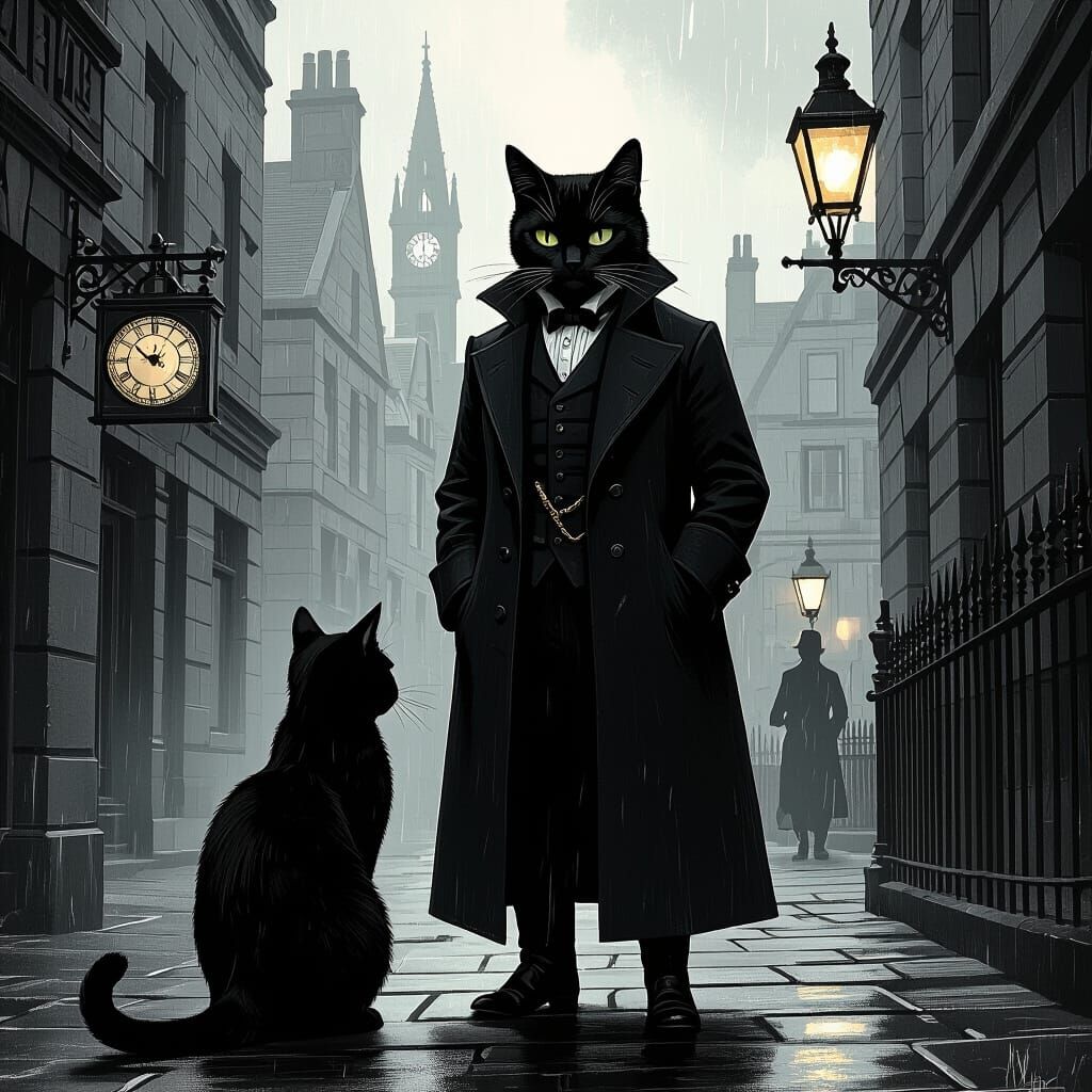 Macavity: Master Criminal Cat in Scotland Yard