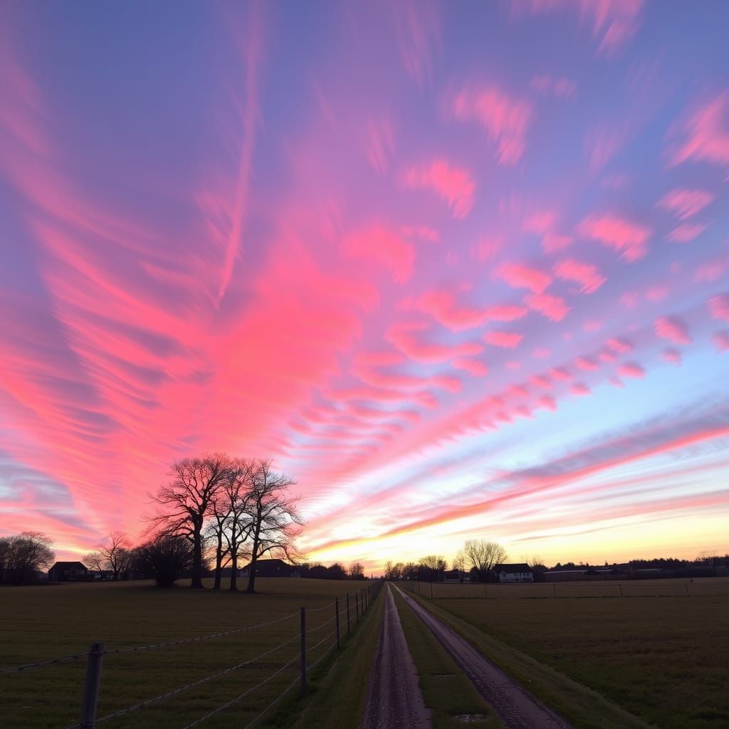 Red Sky Morning: A Shepherd's Ominous Warning
