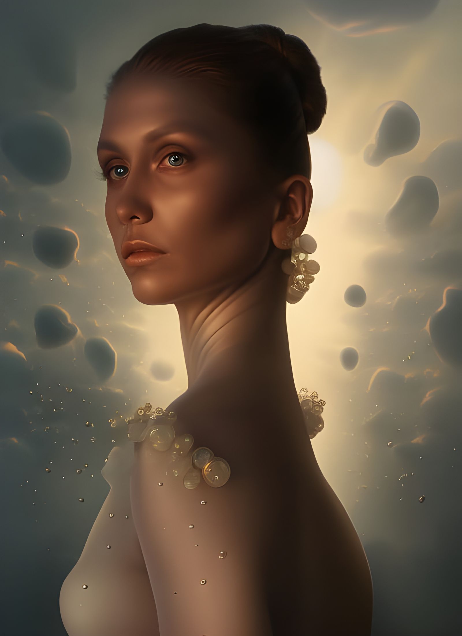 Viscous Alien Invasion in Vivid Sci-Fi Painting