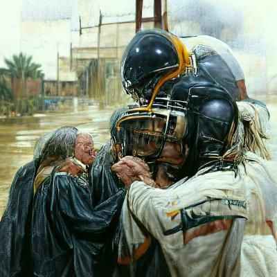 Redemption as Oil Painting by Gurney