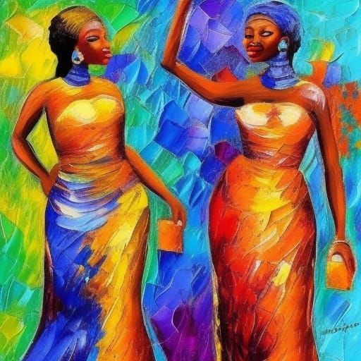 African Queens Having A Nice Day