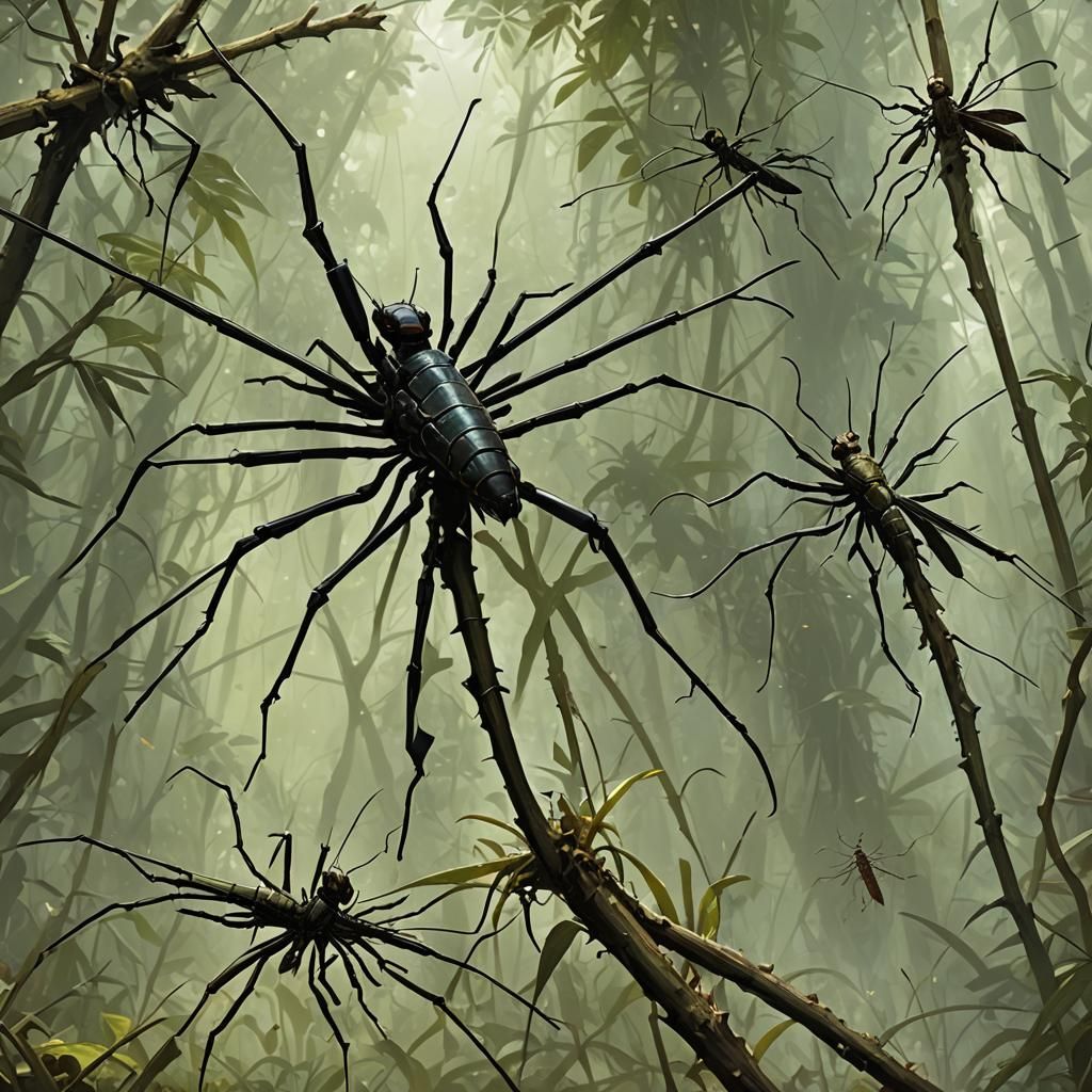 Sinister Battle of the Stick Insects