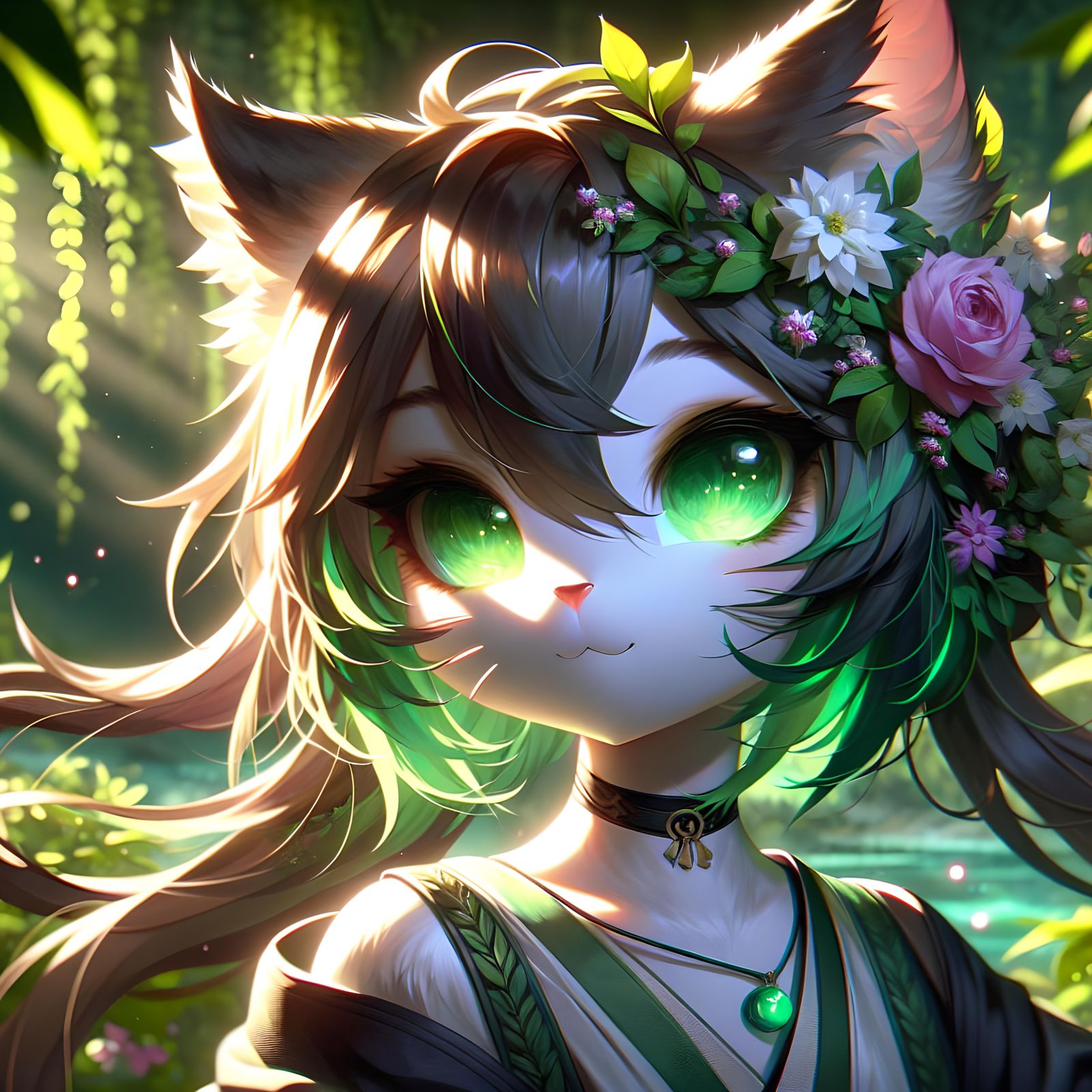 Anthropomorphic Cat Girl - Remake