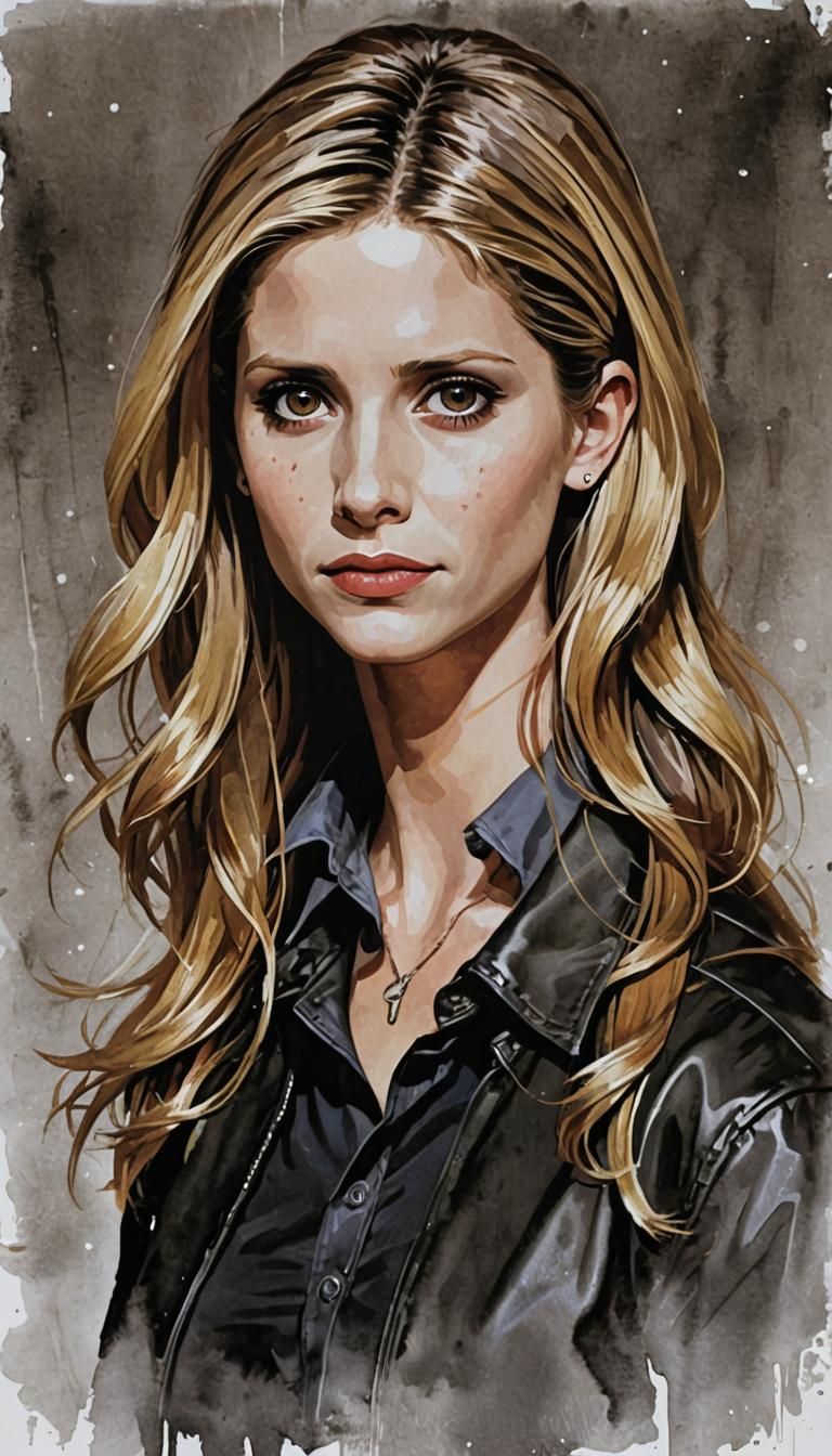 Buffy Summers: The Vampire Slayer Digital Portrait