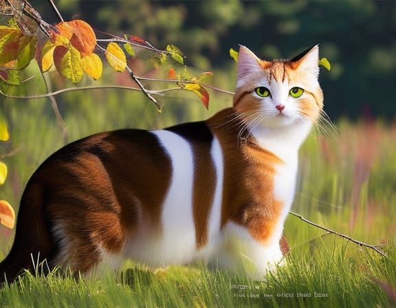 Exotic Cat Portrait in Hyperrealistic Oil Painting Style