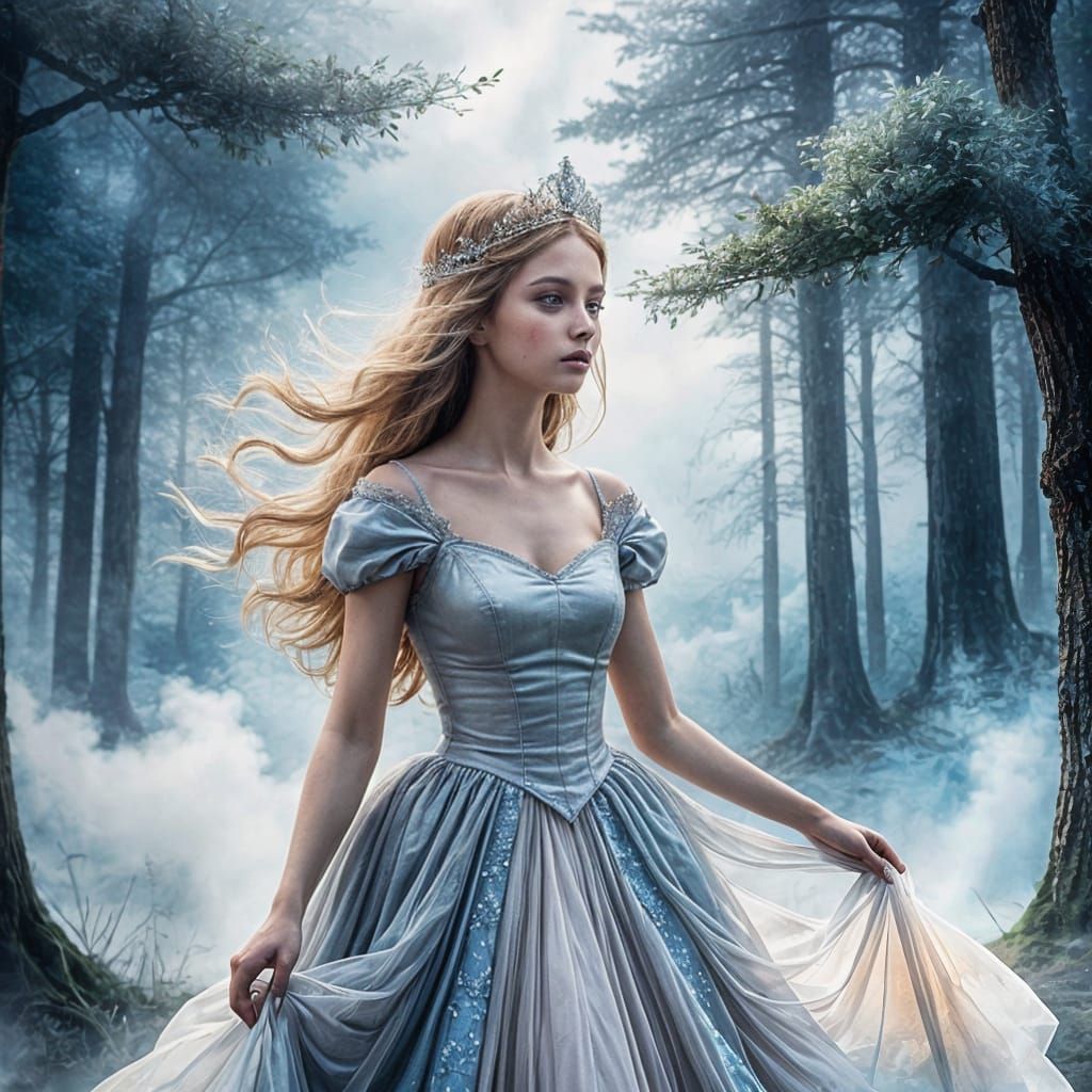 Ethereal Portrait of a Beautiful Princess