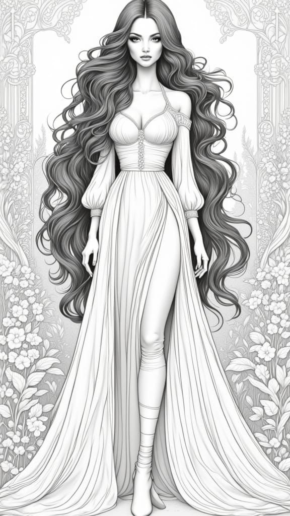 Colouring Book Set 3:2 Lady Samantha