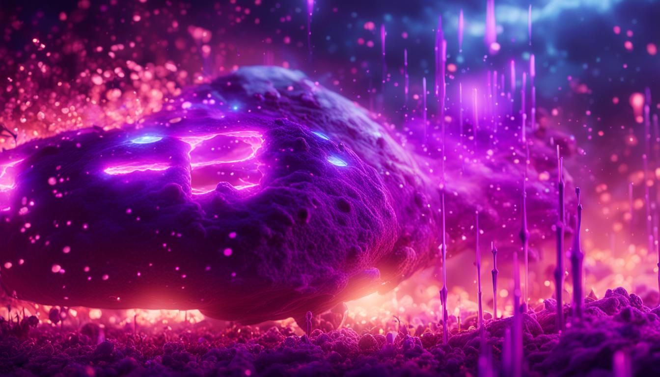 Spectre with Glowing Katana in Digital Art Style