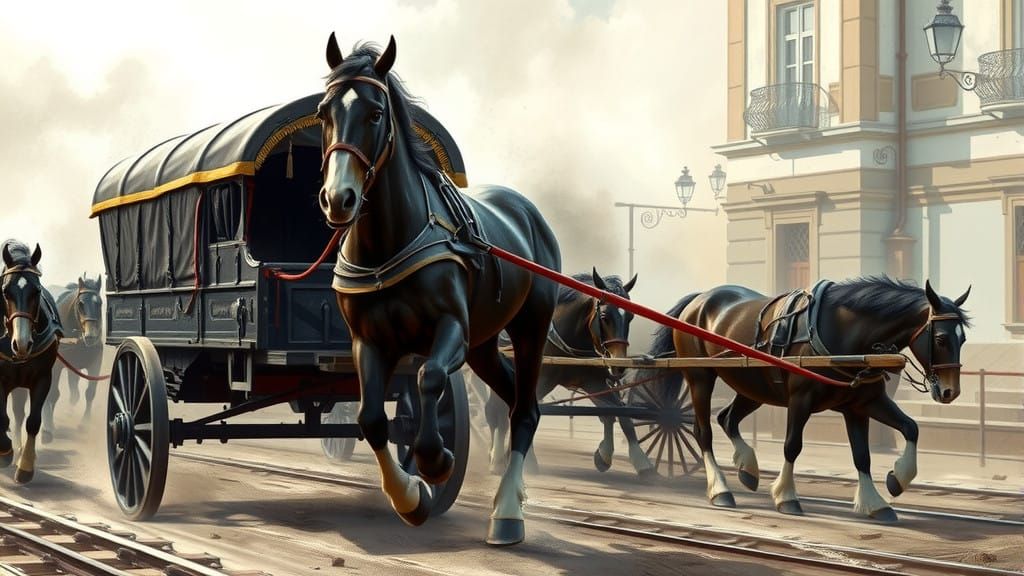 Hyper-Realistic Clydesdale in Charcoal