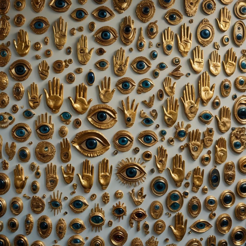 Abstract Art: Golden Ex Votos and Mirrors