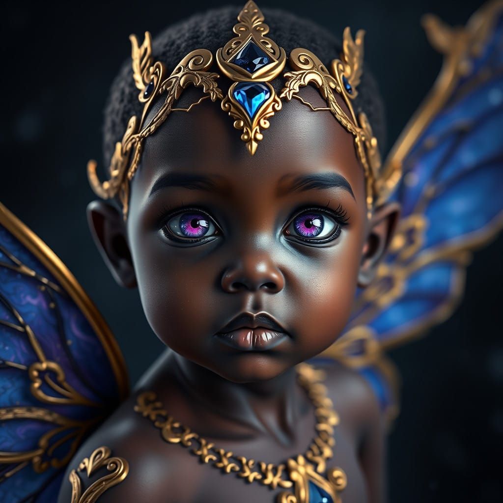 Surreal Fantasy Portrait in Detailed Matte Painting Style