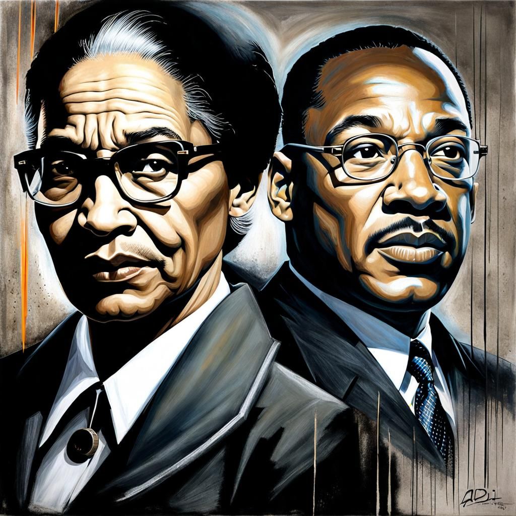 Chalk on Concrete Portraits of Civil Rights Visionaries