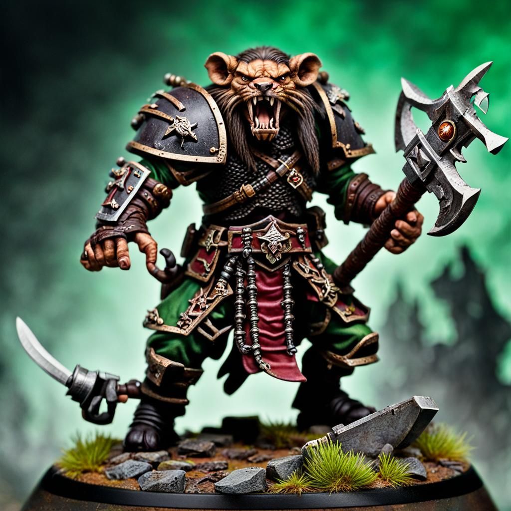 Skaven Warlord Generated by AI
