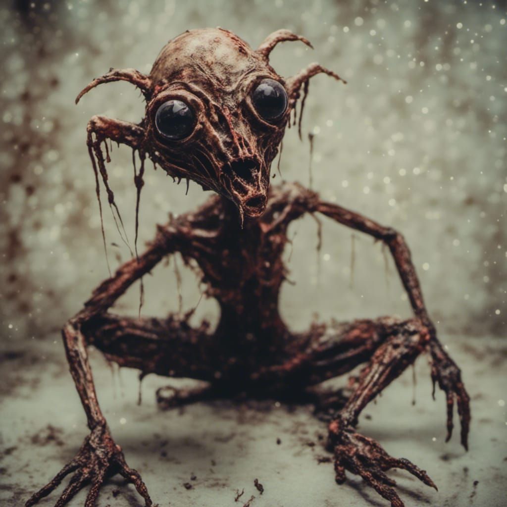Macabre Crustacean Ballerina Horror Photography