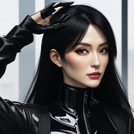 Jet-Black Glassy Foundation