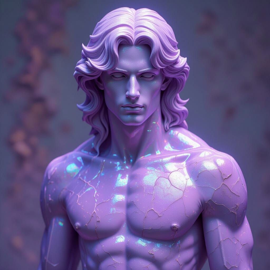 Opal Gemstone Man Glamor Shot