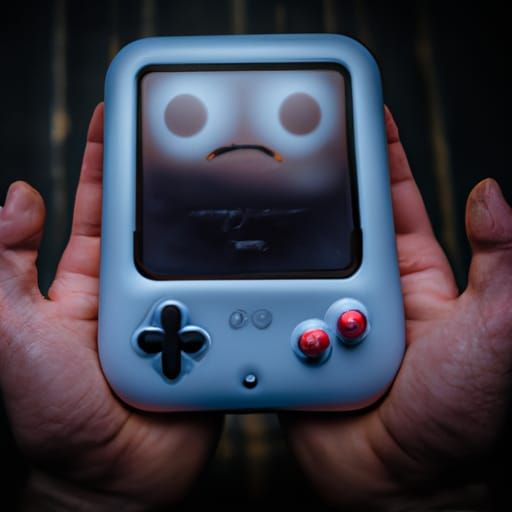 Glubo Game Console Handheld Portrait