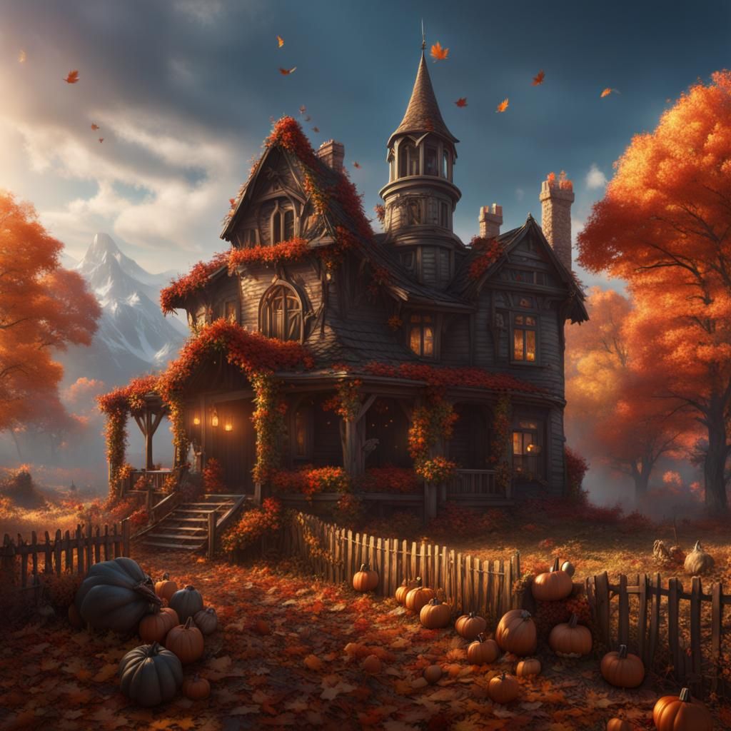 Thanksgiving Fantasy Concept Art in Deep Color