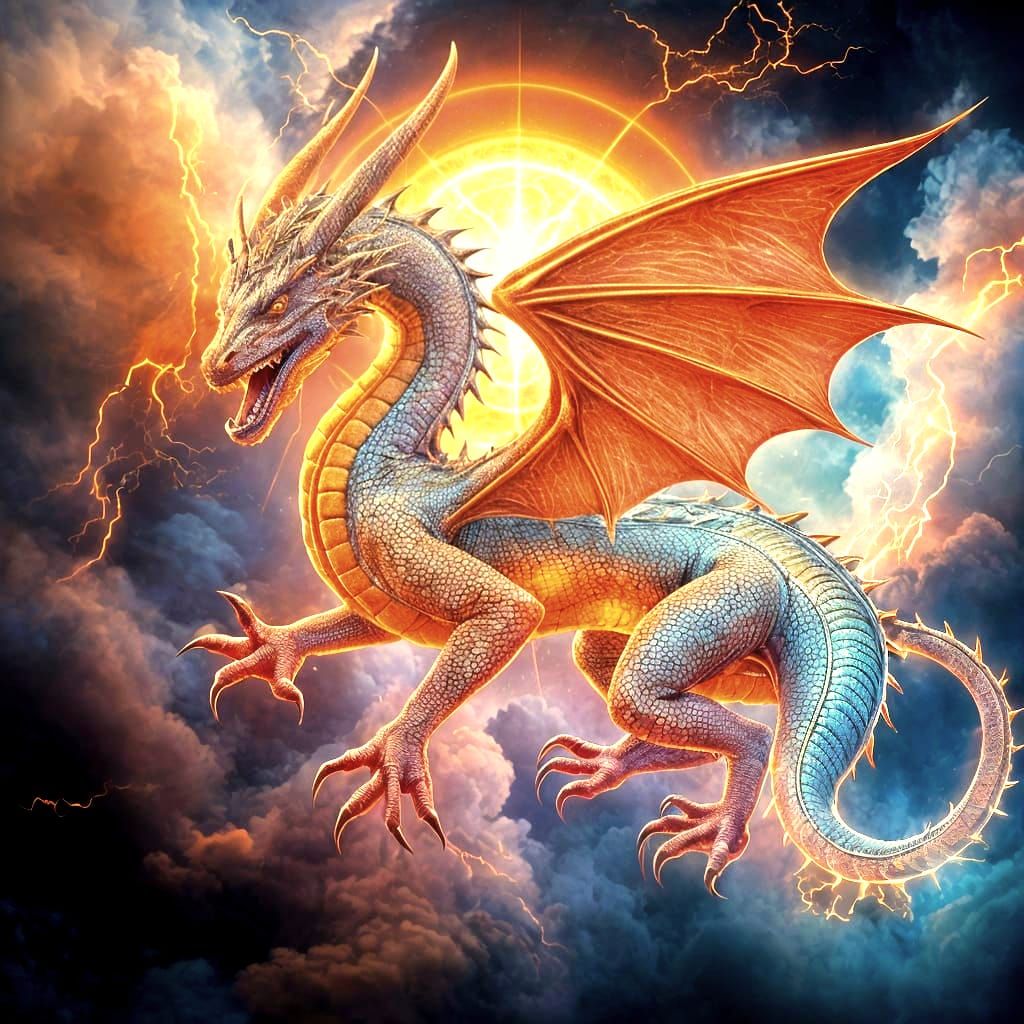 Biometric Dragon in Electric Plasma