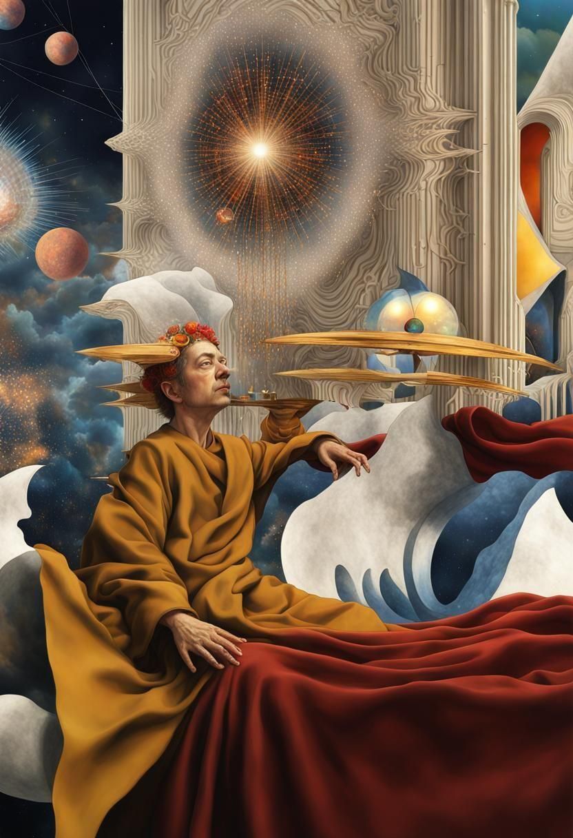 Fractured Reality: A Surreal Explosion of Color