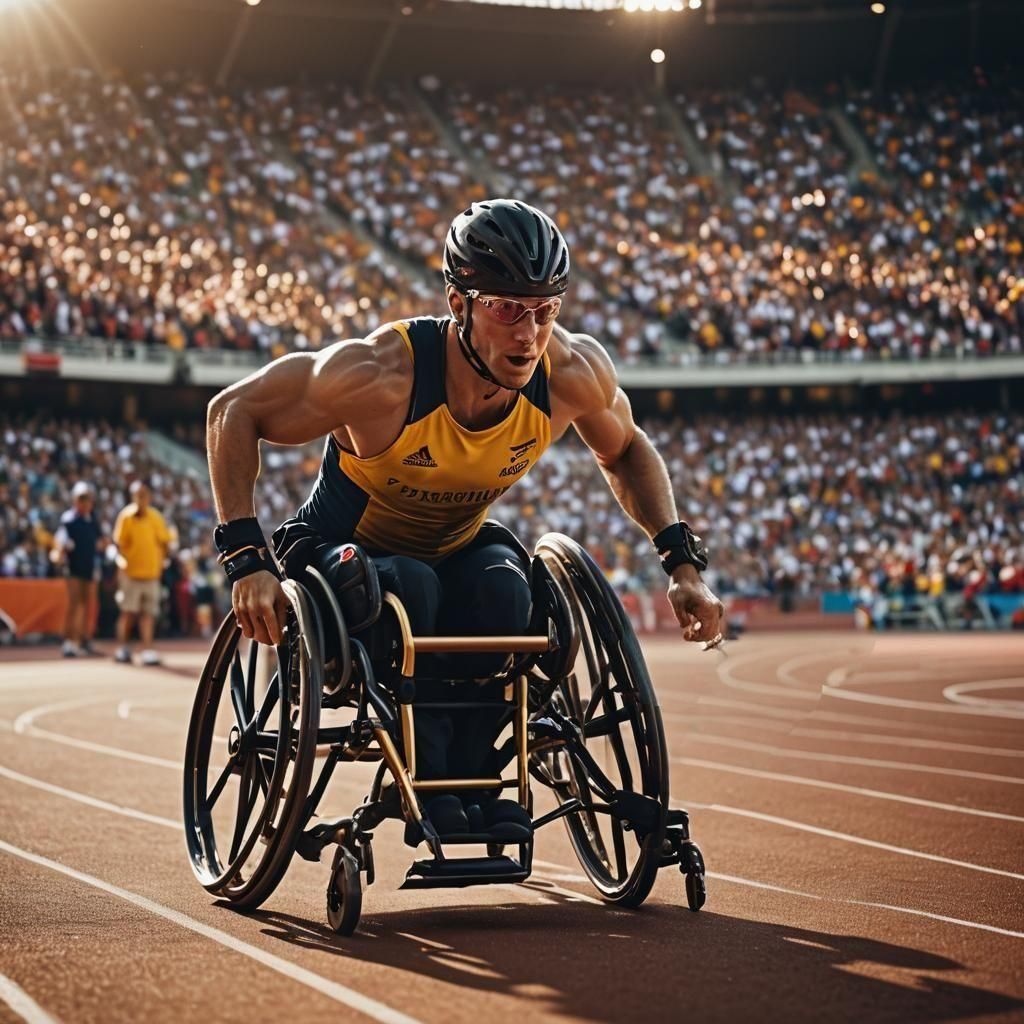 Cinematic Paralympian Film Still