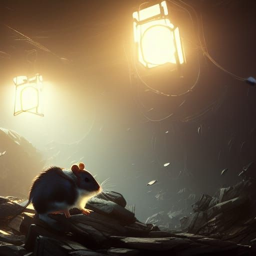 Gerbil, Joystick, Pendulum: Dark Fantasy Art