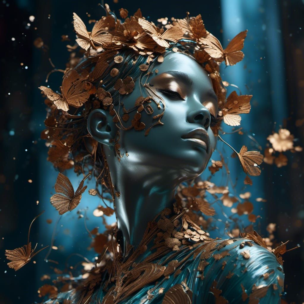 Beautiful Metal Ballet Dancer Sculpture