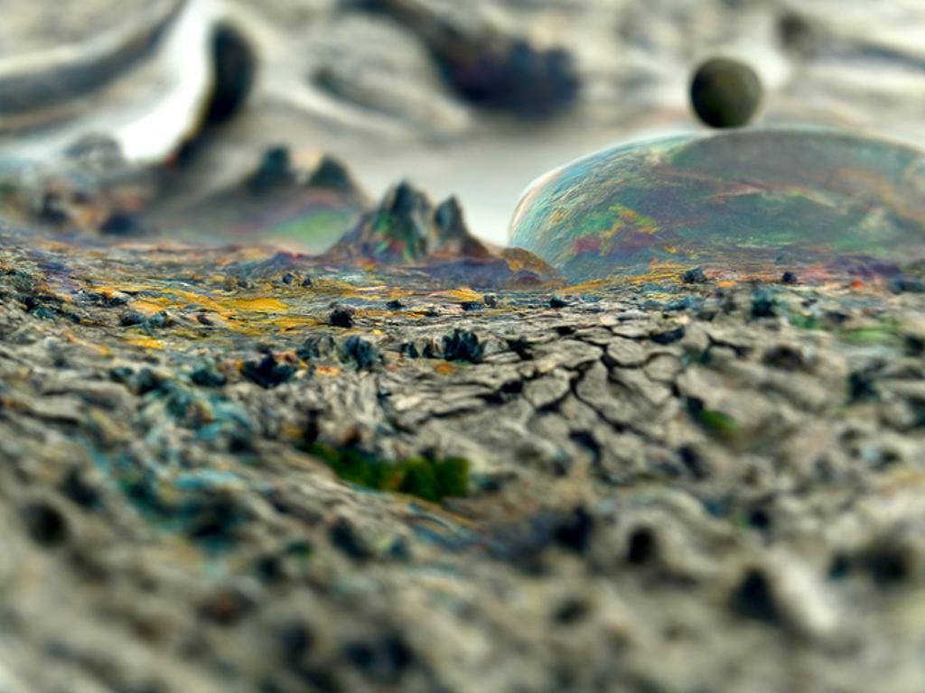 Hyperdetailed Polarizing Landscape of an Alien Planet