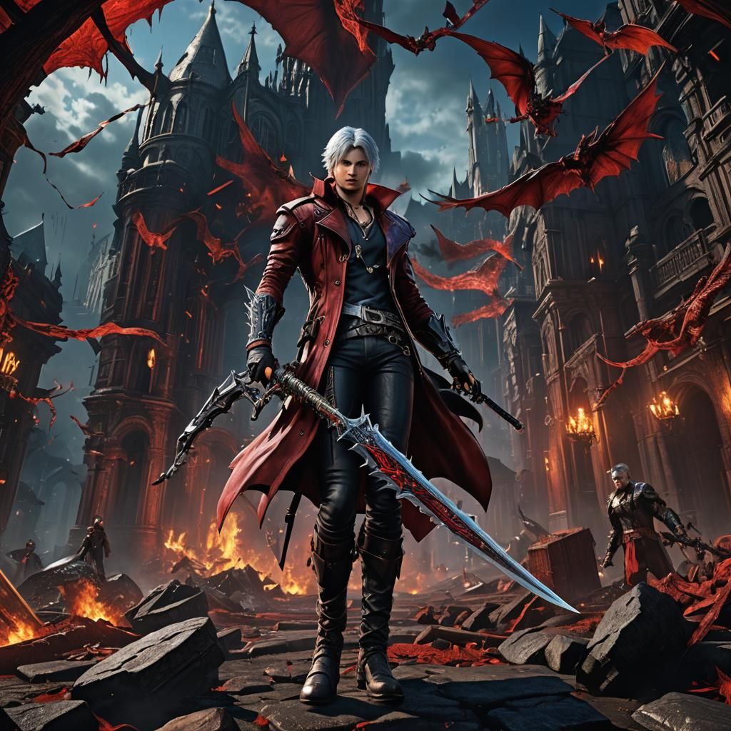 Dante's Daughter in Devil May Cry Style